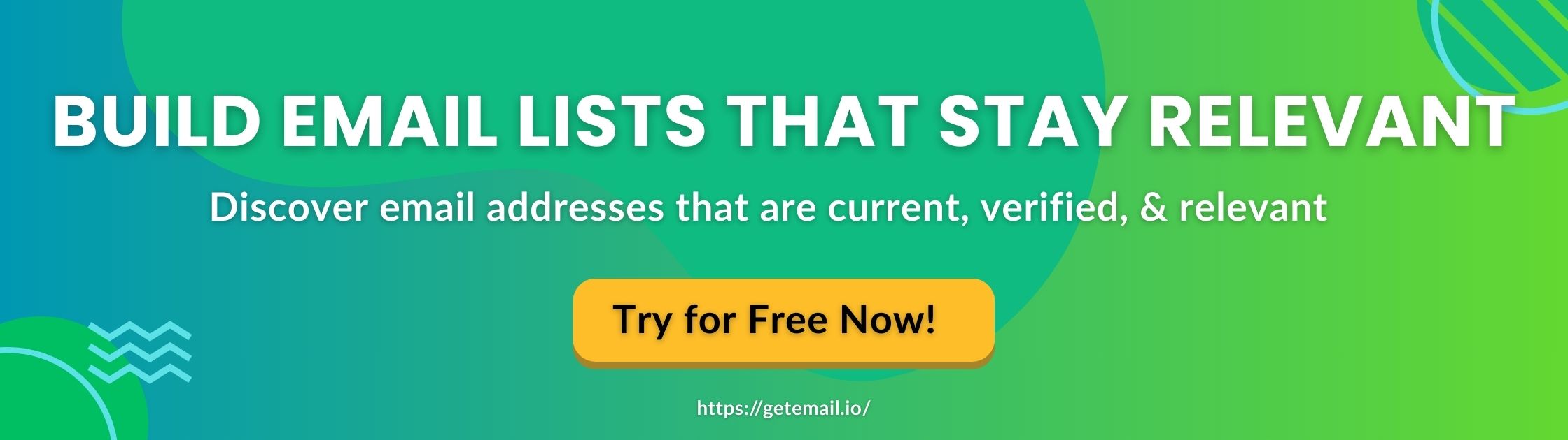 Build Email Lists that stay relevant