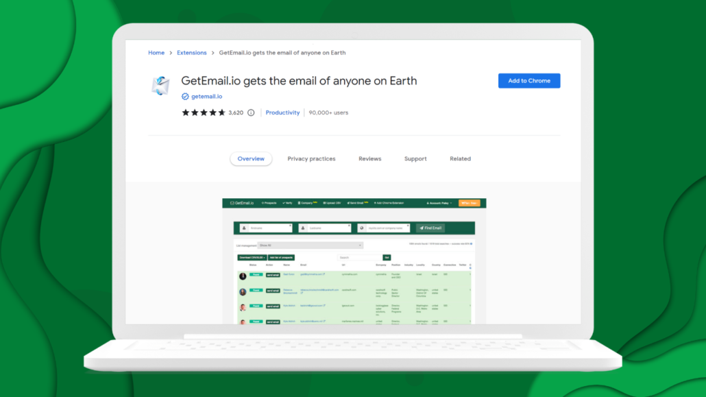 GetEmail Extension